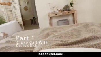 Amputee perv drives horny a petite babysitter with his bone